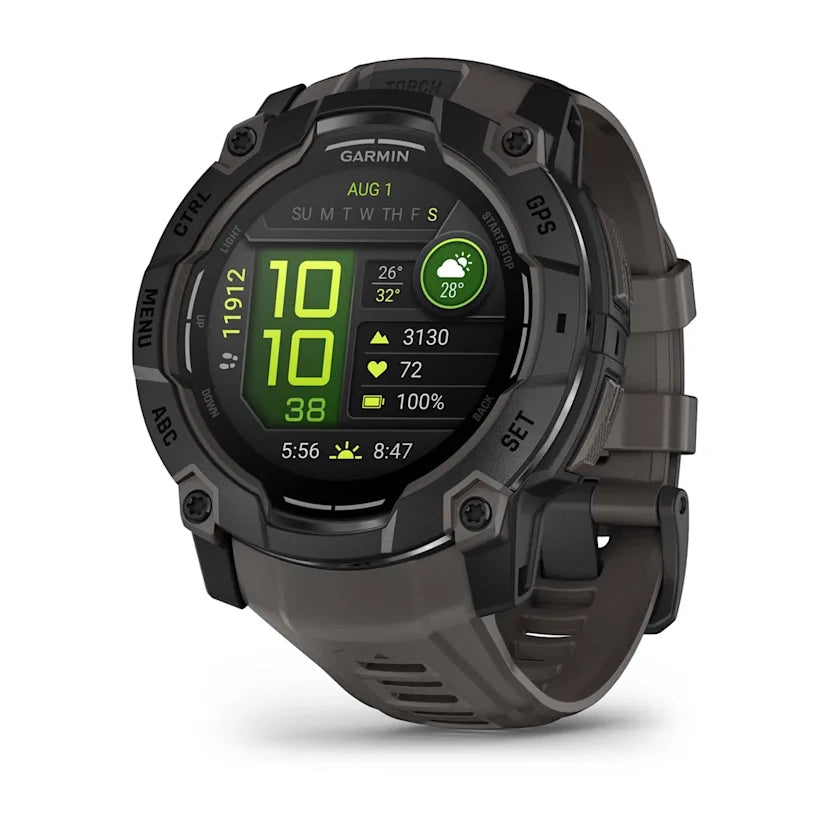 Garmin Instinct 3 – 50 mm, AMOLED Black with Charcoal Band GARMIN