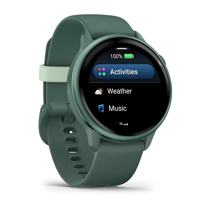 Garmin vivoactive® 6 Metallic Jasper Green with Jasper Green Band GARMIN