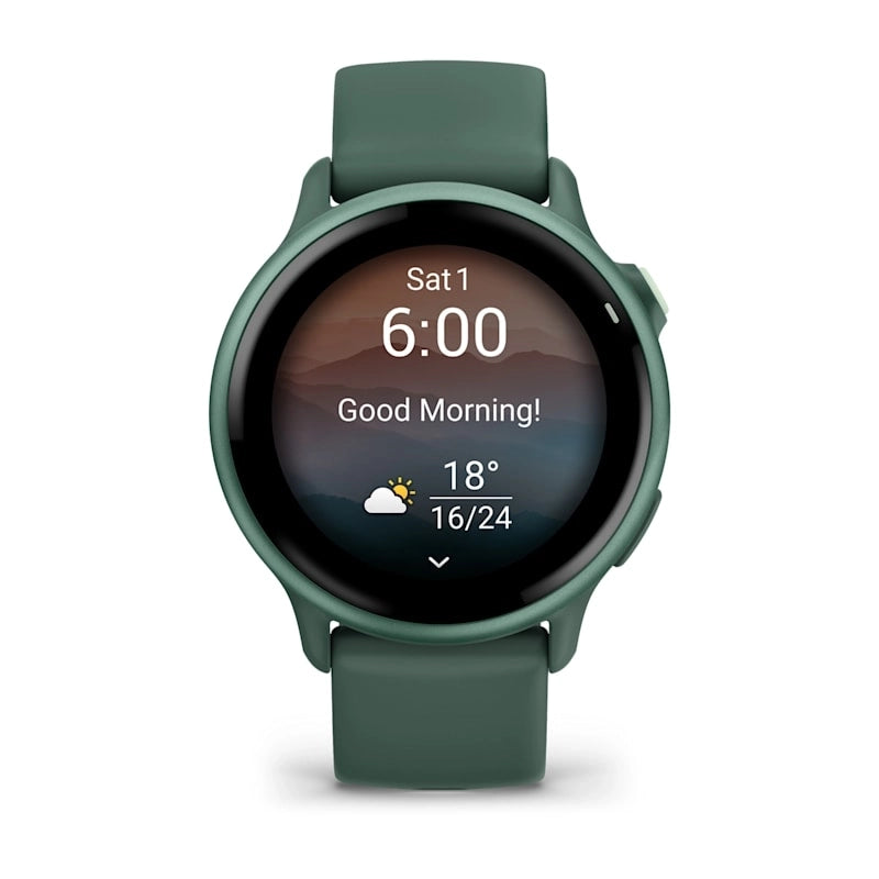 Garmin vivoactive® 6 Metallic Jasper Green with Jasper Green Band GARMIN