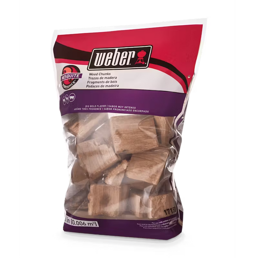 Weber Mesquite Wood Chunks, 350 cu. in. WEBER