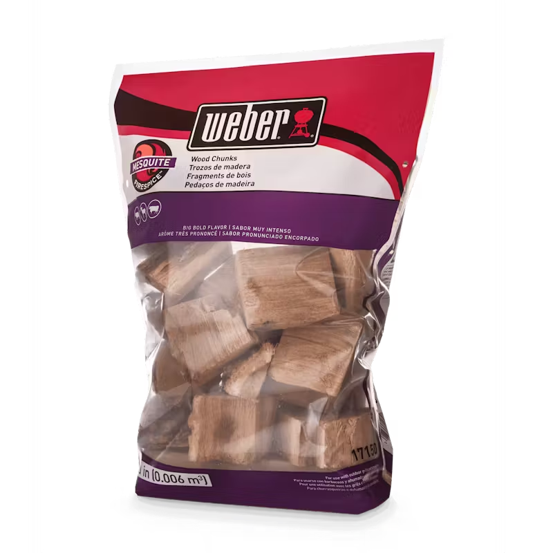 Weber Mesquite Wood Chunks, 350 cu. in. WEBER