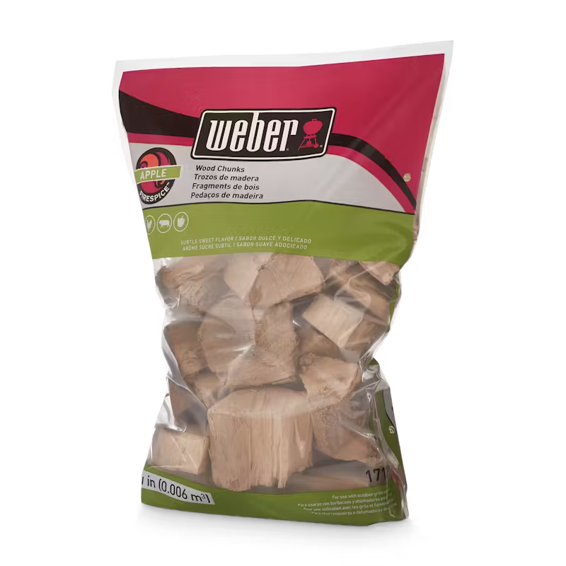 Weber Apple Wood Chunks, 350 cu. in. WEBER