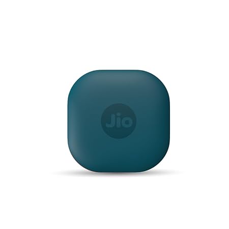 Jio JioTag Air for iPhones, Worldwide Item Finder, Works with Apple Find My Location Smart Tracker (Blue) JIO