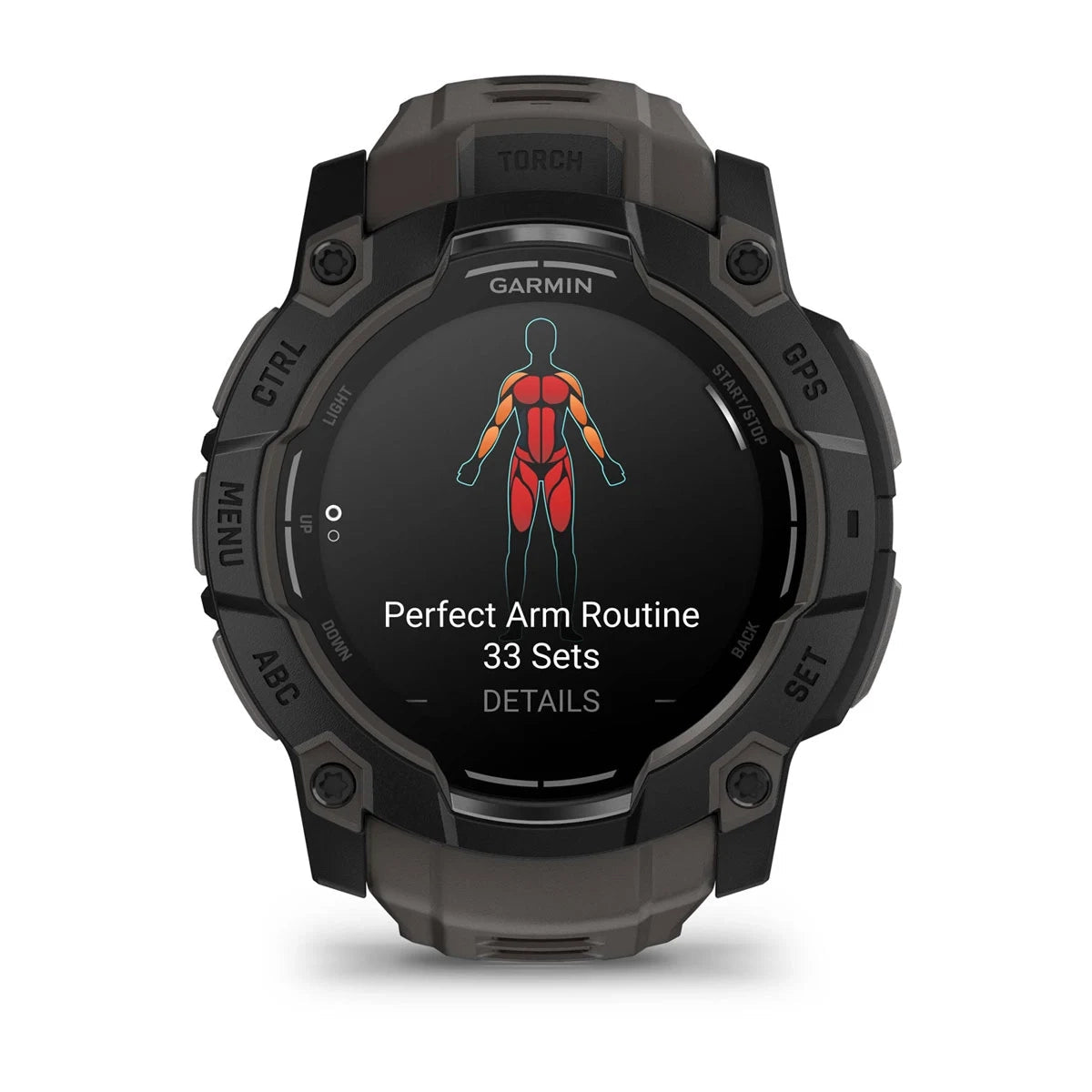Garmin Instinct 3 – 50 mm, AMOLED Black with Charcoal Band GARMIN