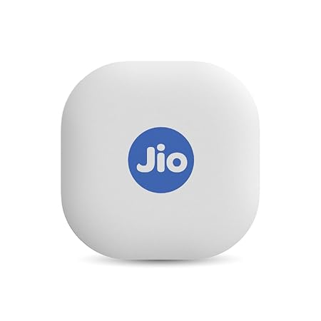 Jio JioTag Go for Android, Worldwide Item Finder, for Google Find My Device Location Smart Tracker (White) JIO