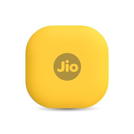 Jio JioTag Go for Android, Worldwide Item Finder, for Google Find My Device Location Smart Tracker (Yellow) JIO