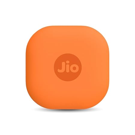Jio JioTag Go for Android, Worldwide Item Finder, for Google Find My Device Location Smart Tracker (Orange) JIO