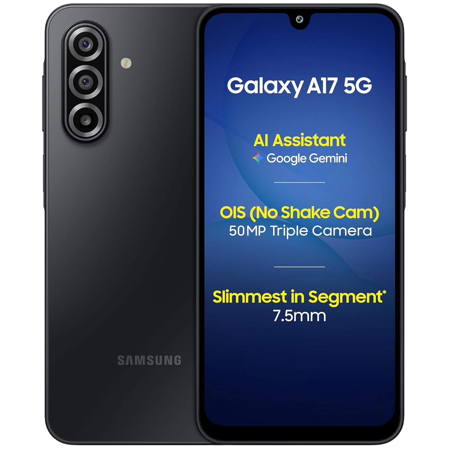 Samsung Galaxy A17 5G 6GB/128GB Black 5G Smartphone