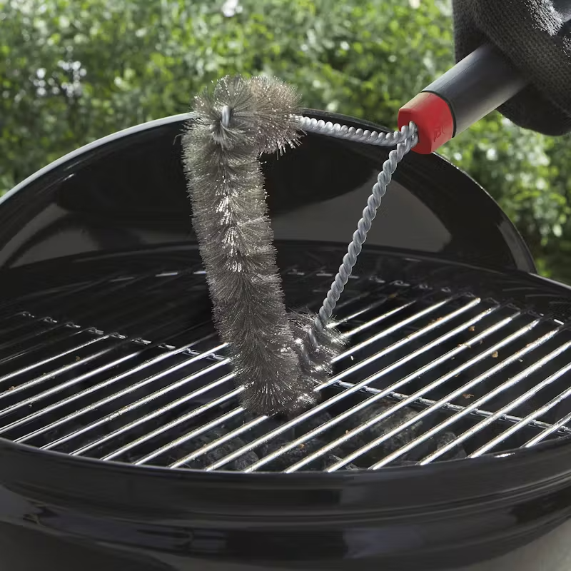 Weber 12''THREE-SIDED GRILL BRUSH WEBER