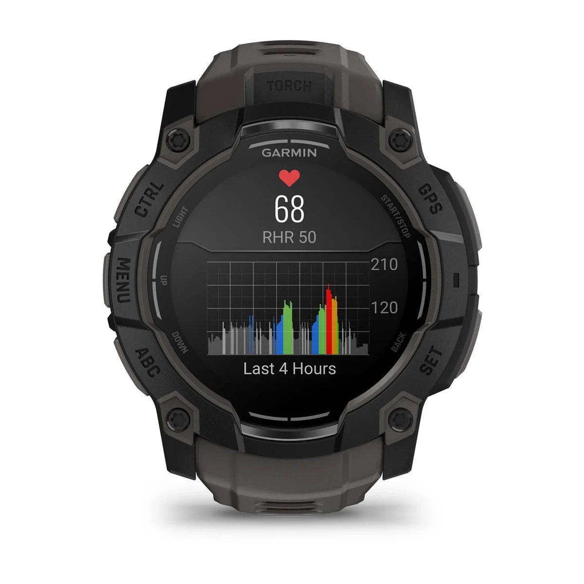 Garmin Instinct 3 – 50 mm, AMOLED Black with Charcoal Band GARMIN