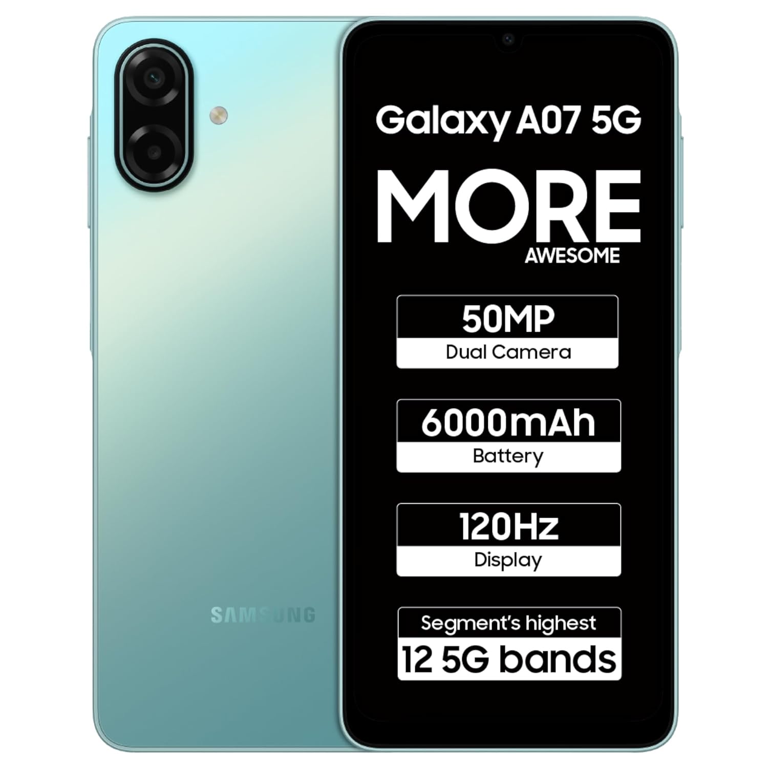 Samsung Galaxy A07 5G 4GB/128GB Light Green 5G Smartphone