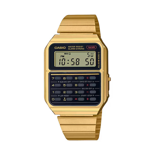 Casio VINTAGE COLLECTION CA-500WEG-1ADF - C011 Gold Vintage Unisex Watch CASIO