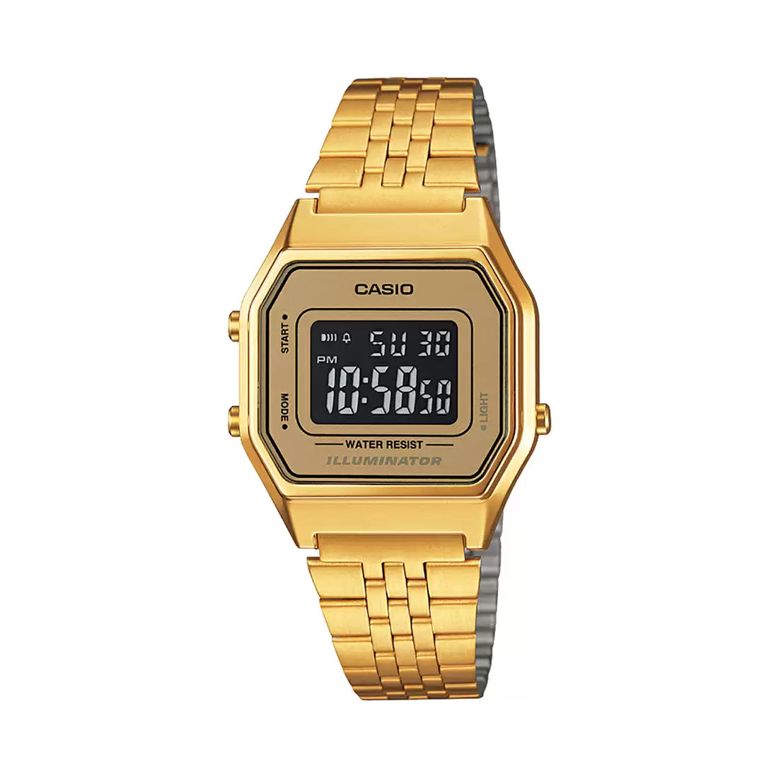 Casio VINTAGE COLLECTION LA680WGA-9BDF - D127 Gold Digital - Women's Watch CASIO