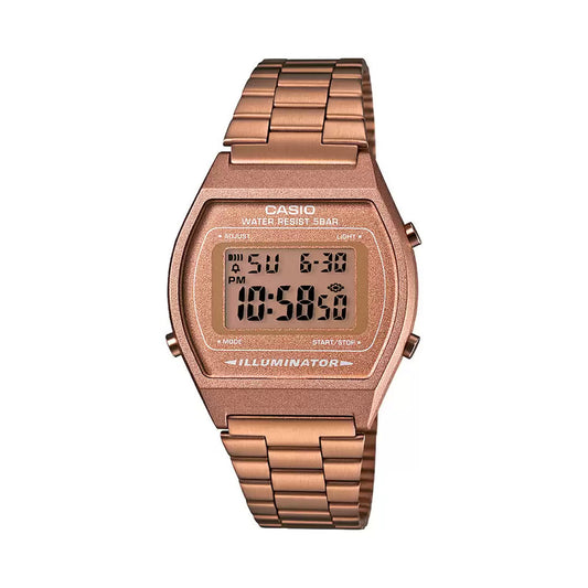 Casio VINTAGE COLLECTION B640WC-5ADF - D128 Rose Gold Digital - Unisex Watch CASIO