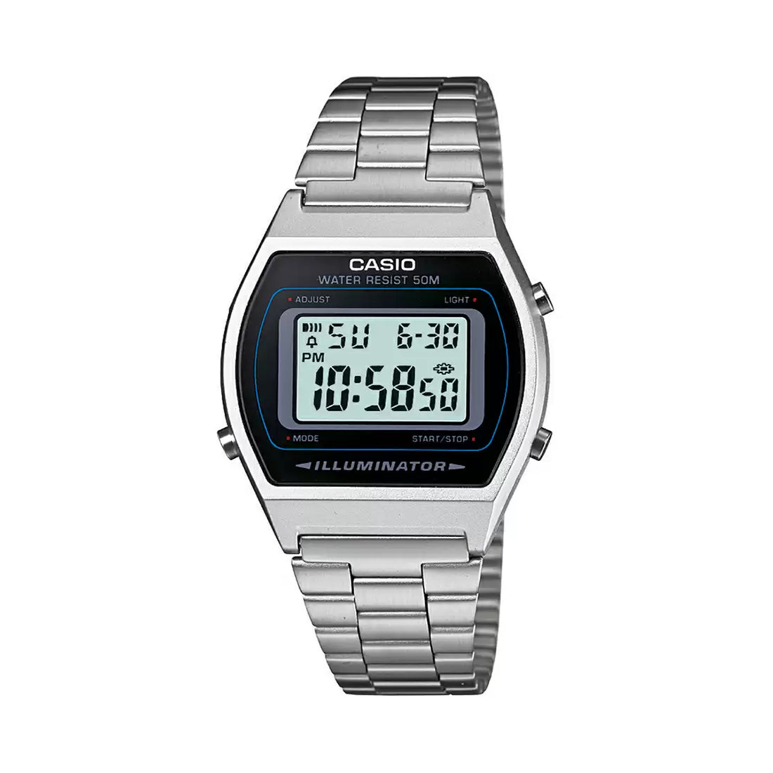 Casio VINTAGE COLLECTION B640WD-1AVDF - D129 Silver Digital - Unisex Watch CASIO
