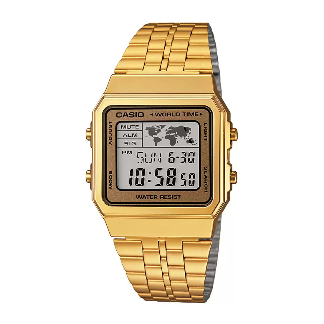 Casio VINTAGE COLLECTION A500WGA-9DF - D134 Gold Digital - Unisex Watch CASIO