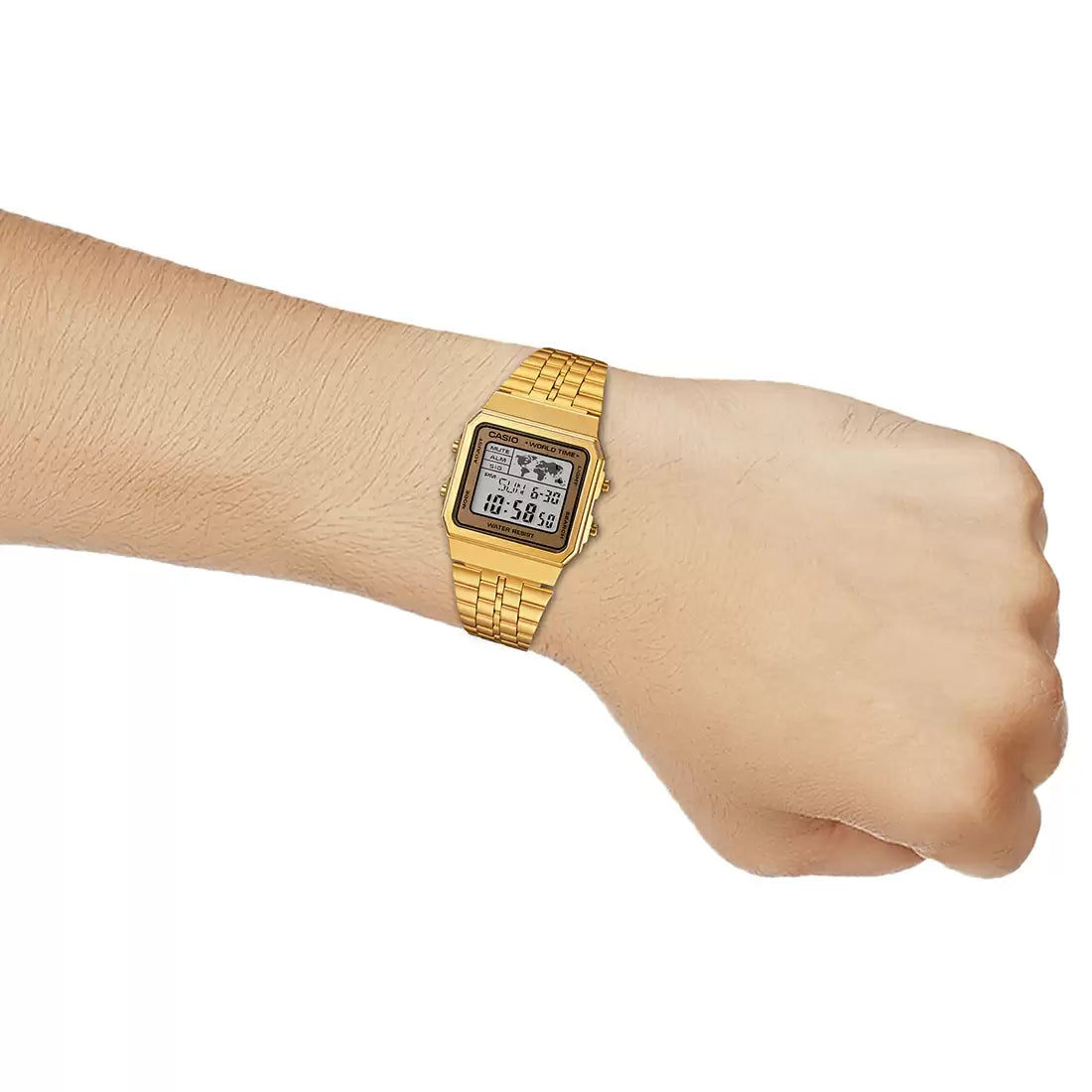 Casio VINTAGE COLLECTION A500WGA-9DF - D134 Gold Digital - Unisex Watch CASIO
