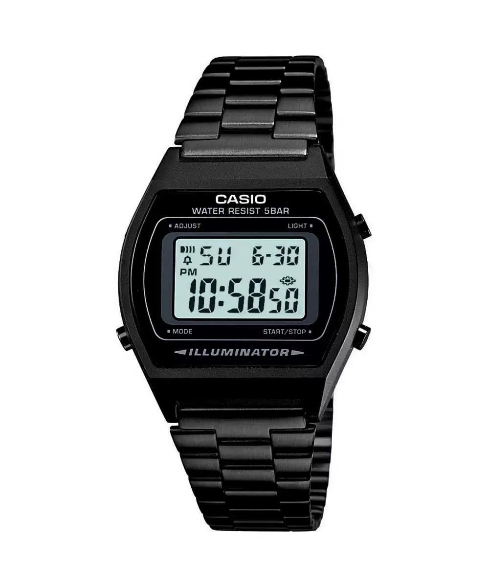 Casio VINTAGE COLLECTION B640WB-1ADF - D180 Black Digital - Unisex Watch CASIO