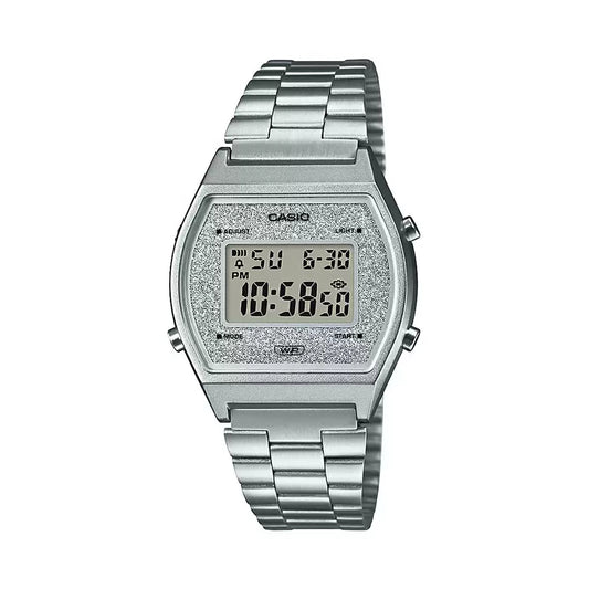Casio VINTAGE COLLECTION B640WDG-7DF - D186 Silver Digital - Unisex Watch CASIO