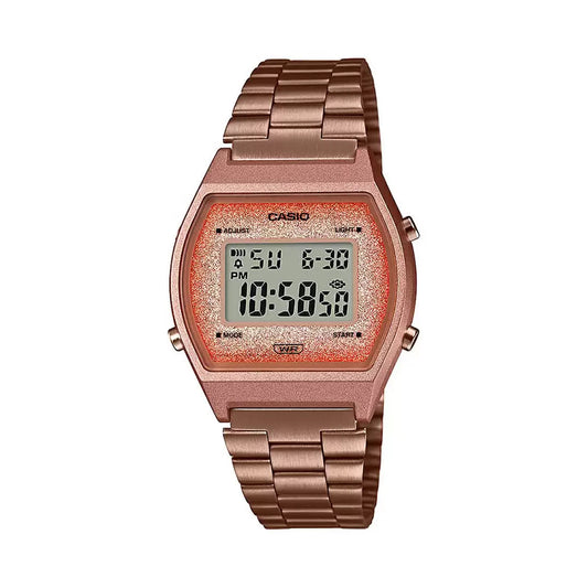 Casio VINTAGE COLLECTION B640WCG-5DF - D187 Rose Gold Digital - Unisex Watch CASIO