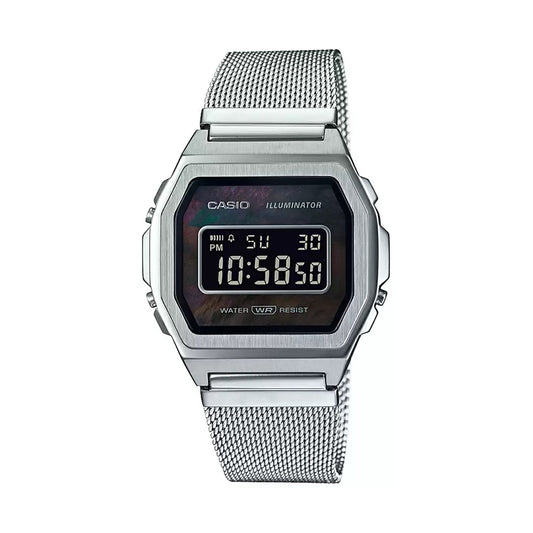 Casio VINTAGE COLLECTION A1000M-1BEF - D194 Silver Digital - Unisex Watch CASIO