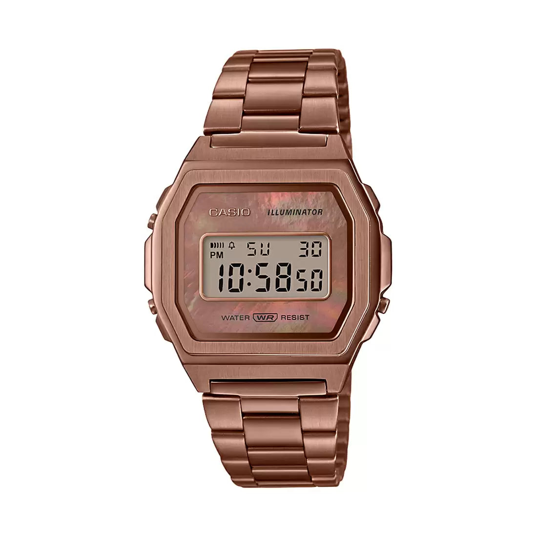 Casio VINTAGE COLLECTION A1000RG-5EF - D197 Rose Gold Digital - Unisex Watch CASIO