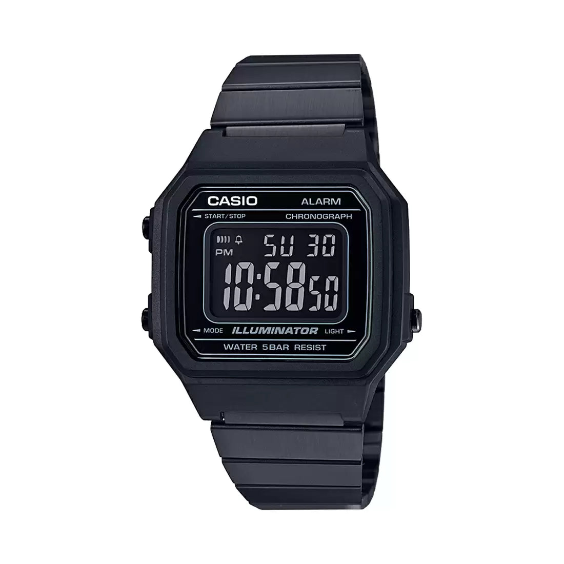 Casio VINTAGE COLLECTION B650WB-1BDF - D199 Black Digital - Unisex Watch CASIO