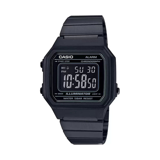 Casio VINTAGE COLLECTION B650WB-1BDF - D199 Black Digital - Unisex Watch CASIO