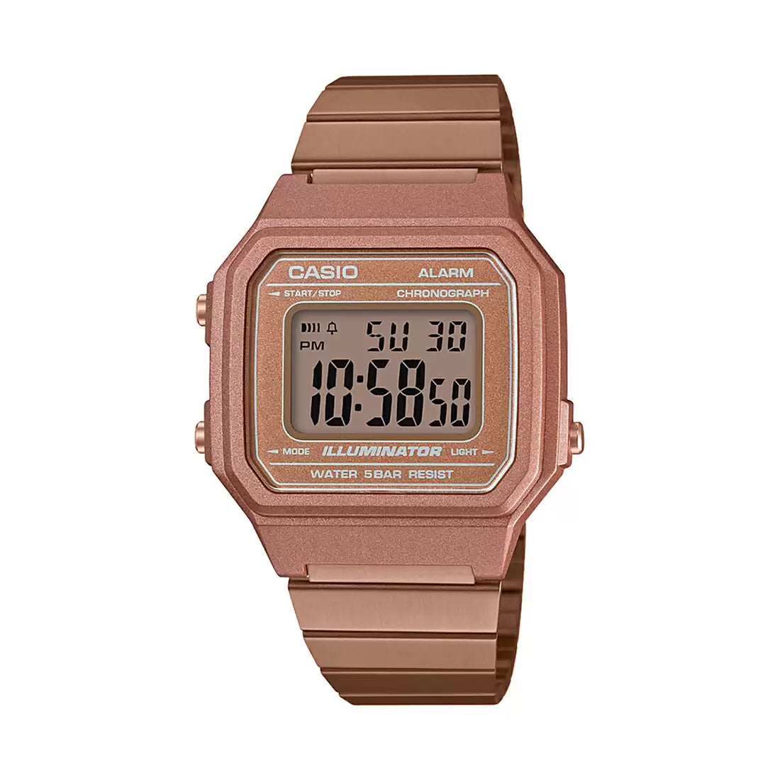 Casio VINTAGE COLLECTION B650WC-5ADF - D200 Rose Gold Digital - Unisex Watch CASIO
