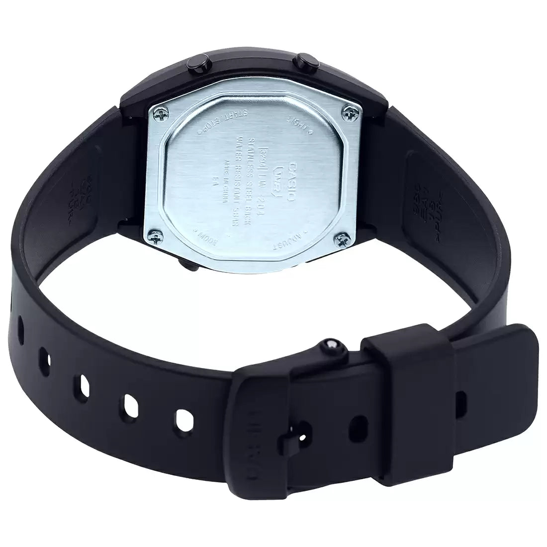 Casio VINTAGE COLLECTION LW-204-1BDF - D215 Black Digital - Women's Watch CASIO