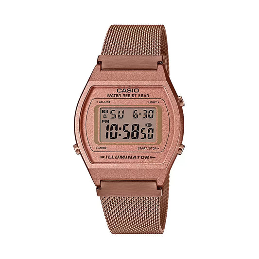 Casio VINTAGE COLLECTION B640WMR-5ADF - D216 Rose Gold Digital - Unisex Watch CASIO
