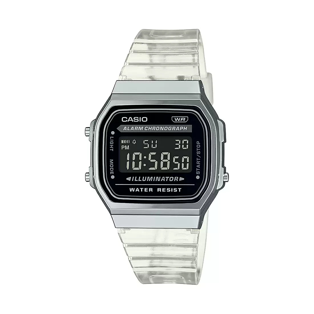 Casio VINTAGE COLLECTION A168XES-1BDF - D306 Transparent Digital Unisex Watch CASIO