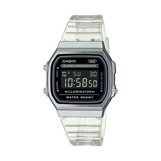 Casio VINTAGE COLLECTION A168XES-1BDF - D306 Transparent Digital Unisex Watch CASIO