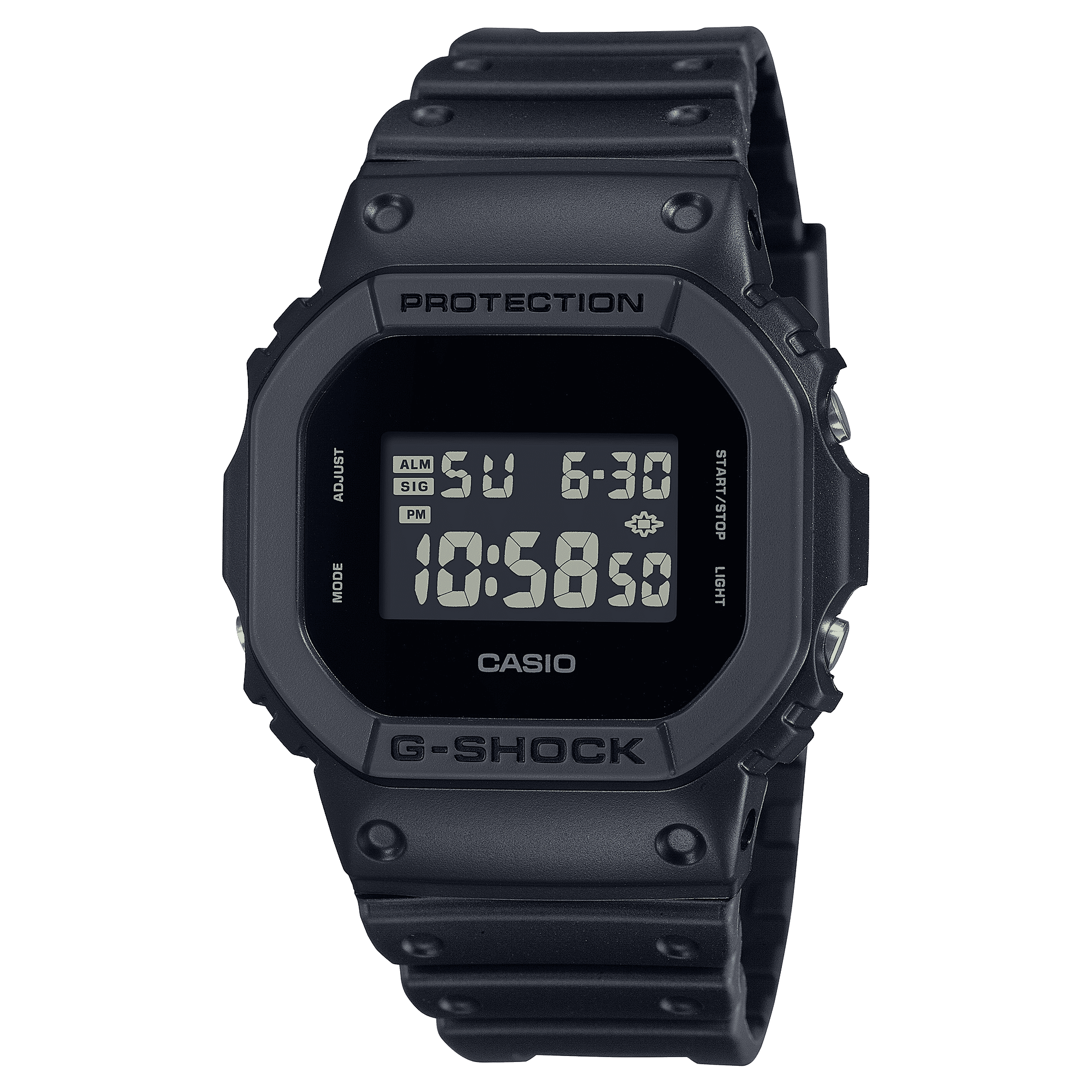 CASIO G-SHOCK DW-5600UBB-1DR BLACK DIGITAL DIAL BLACK RESIN STRAP MEN'S WATCH G1513