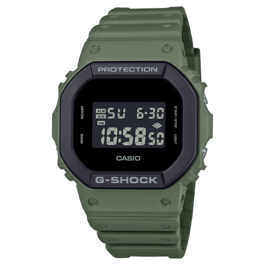 CASIO G-SHOCK DW-5610UU-3DR BLACK DIGITAL DIAL GREEN  BIO-BASED RESIN BAND G1646