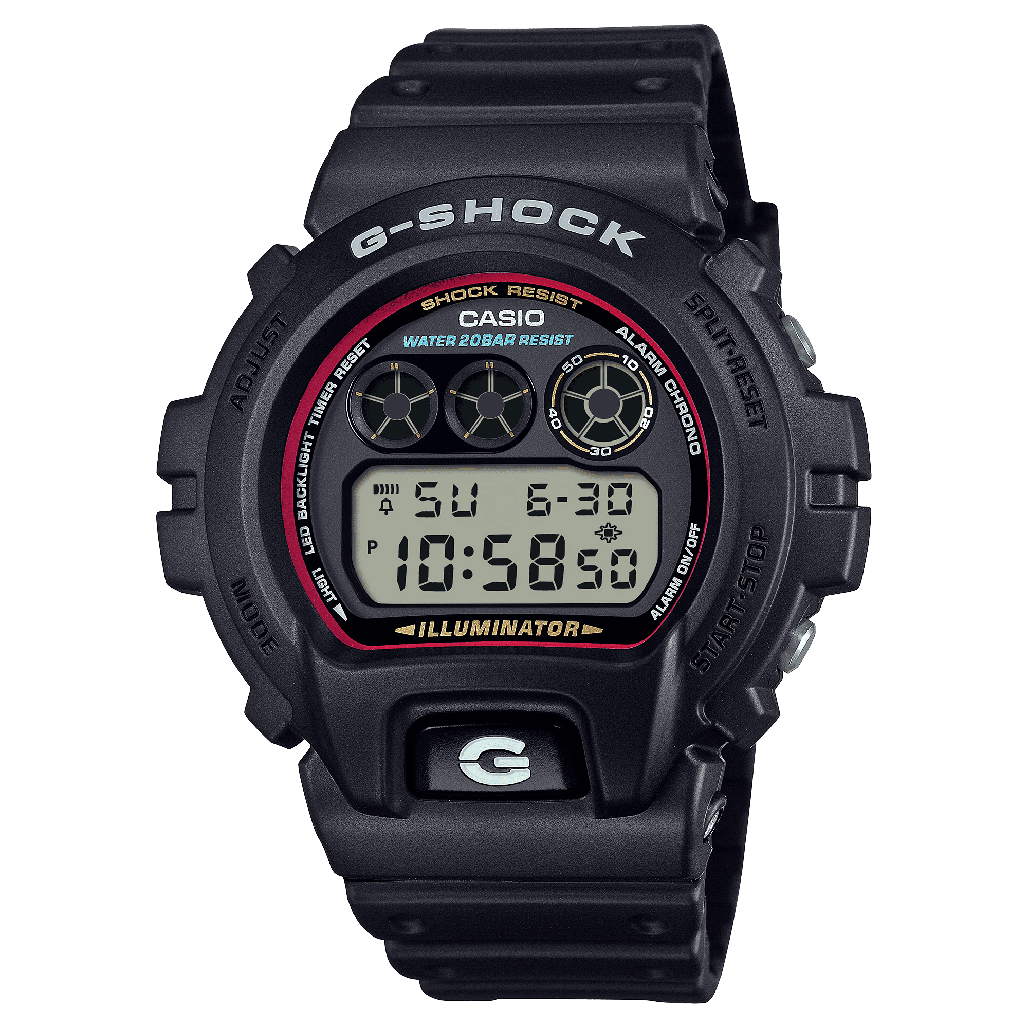 CASIO G-SHOCK DW-6900RL-1DR BLACK DIGITAL DIAL BLACK  BIO-BASED RESIN BAND G1684