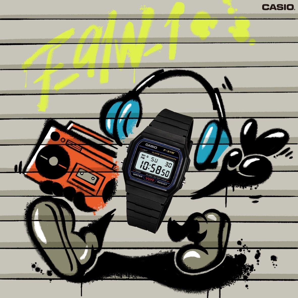 CASIO F-91W-1 CASIO