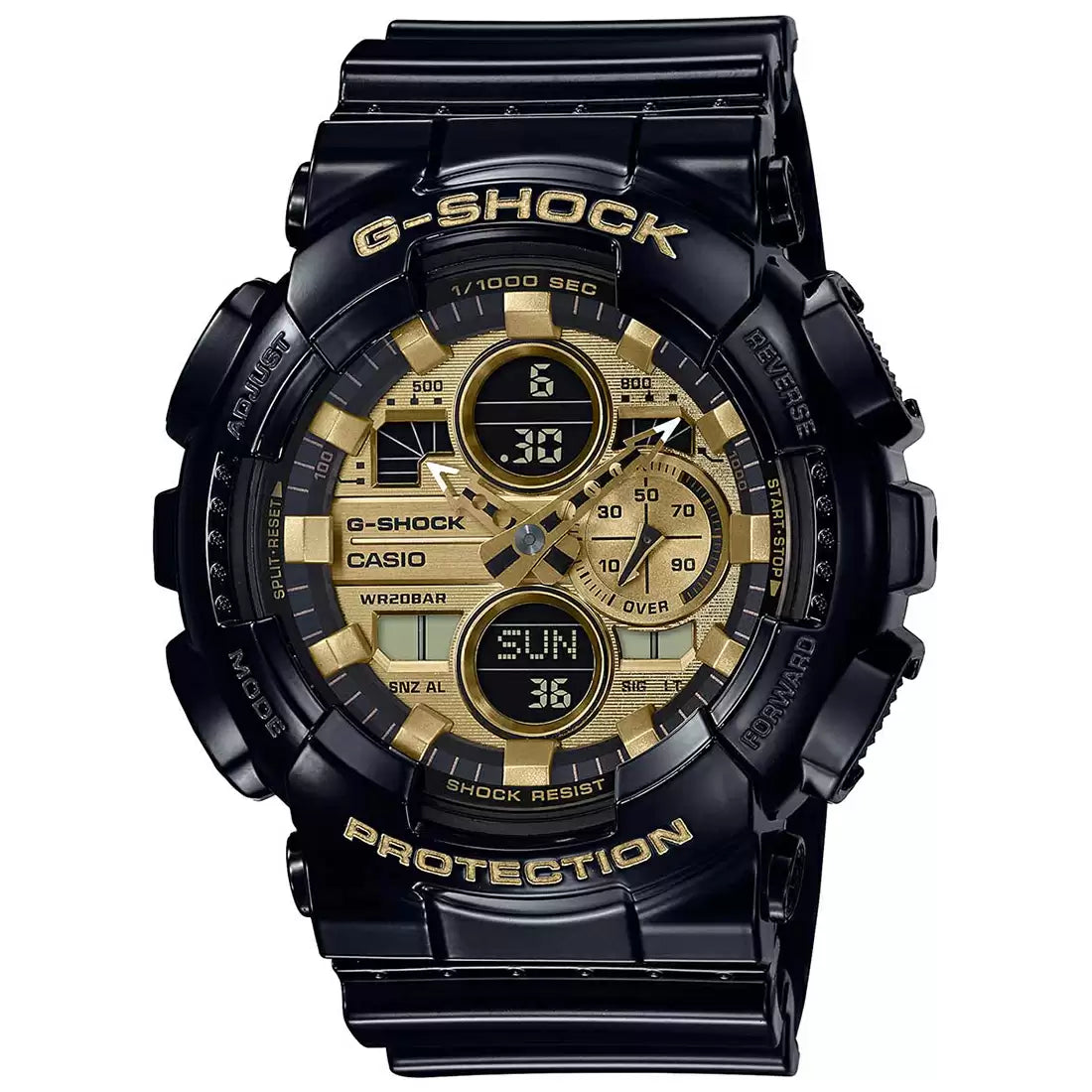 Casio G-SHOCK GA-140GB-1A1DR - G1021 Black Analog-Digital - Men's Watch CASIO