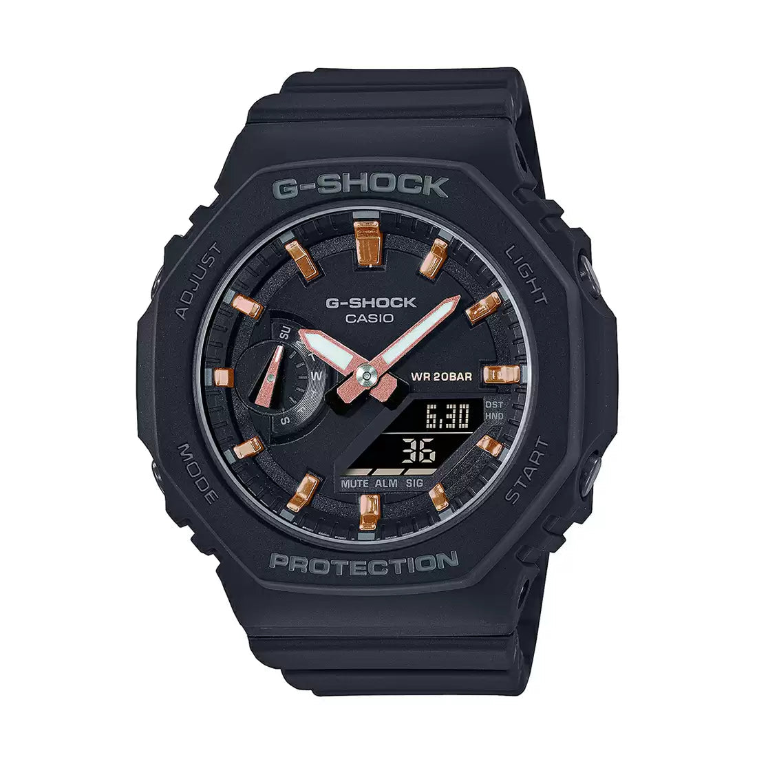 Casio G-SHOCK GMA-S2100-1ADR - G1107 Black Carbon Core Guard - Women's Watch CASIO