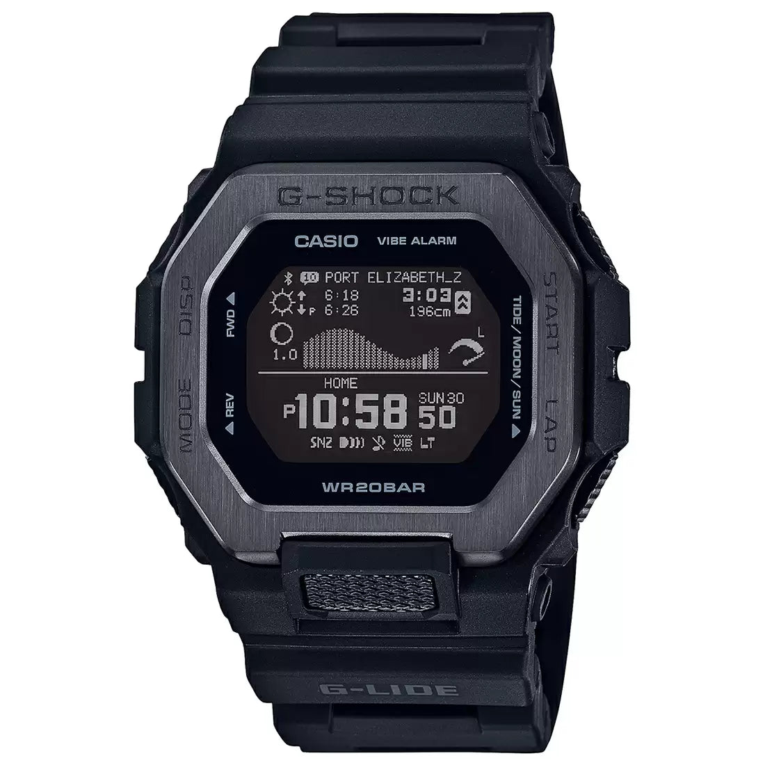 Casio G-SHOCK GBX-100NS-1DR - G1125 Black G-Lide Connect - Men's Watch CASIO