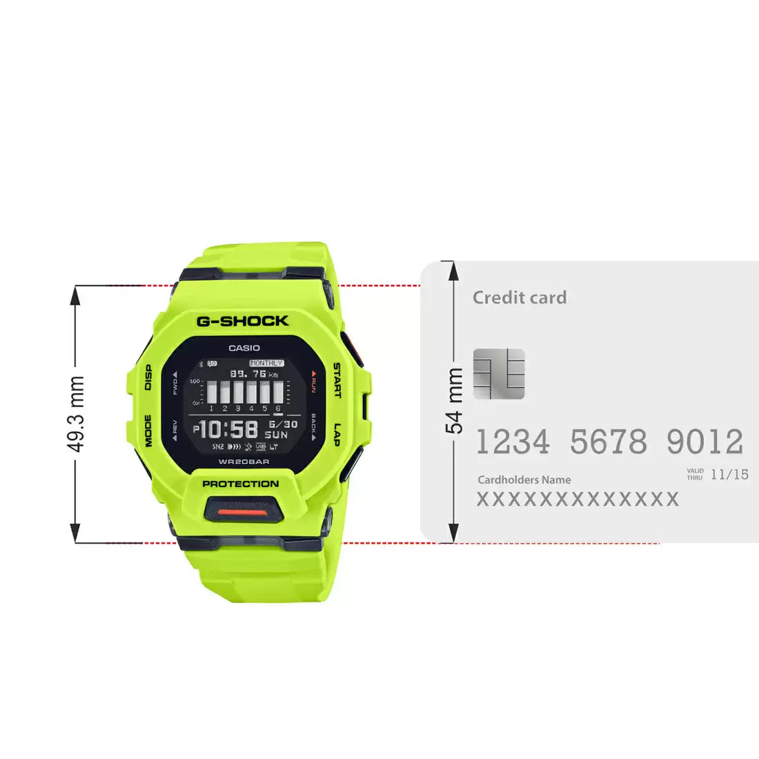 Casio G-SHOCK GBD-200-9DR - G1148 Green G-Squad Connect - Men's Watch CASIO