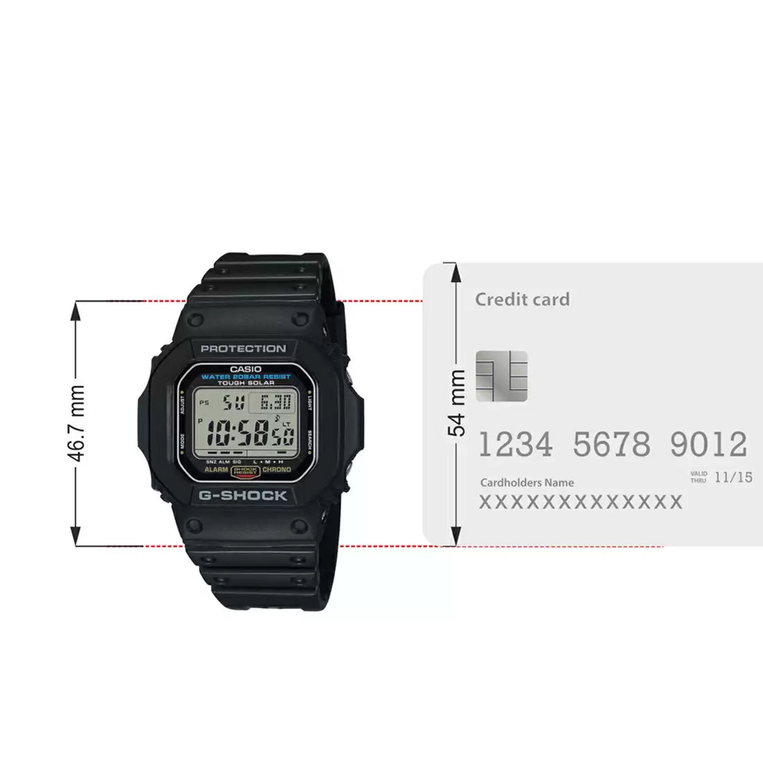 Casio G-SHOCK G-5600UE-1DR - G1166 Black Origin - Men's Watch CASIO