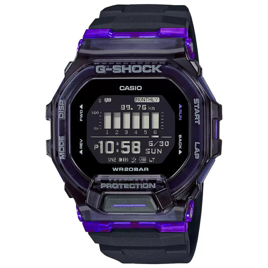 Casio G-SHOCK GBD-200SM-1A6DR - G1196 Black G-Squad Connect - Men's Watch CASIO