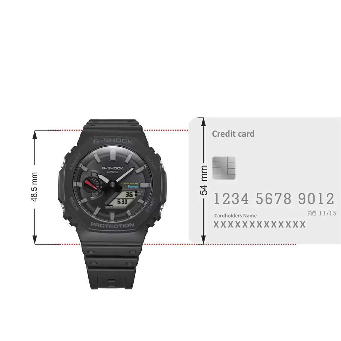 Casio G-SHOCK GA-B2100-1ADR - G1241 Bluetooth Connect Men's Watch CASIO