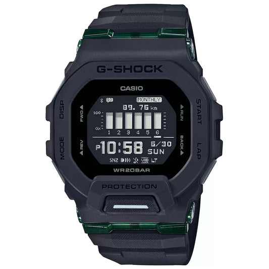 Casio G-SHOCK GBD-200UU-1DR - G1247 Black G-Squad Connect Men's Watch CASIO