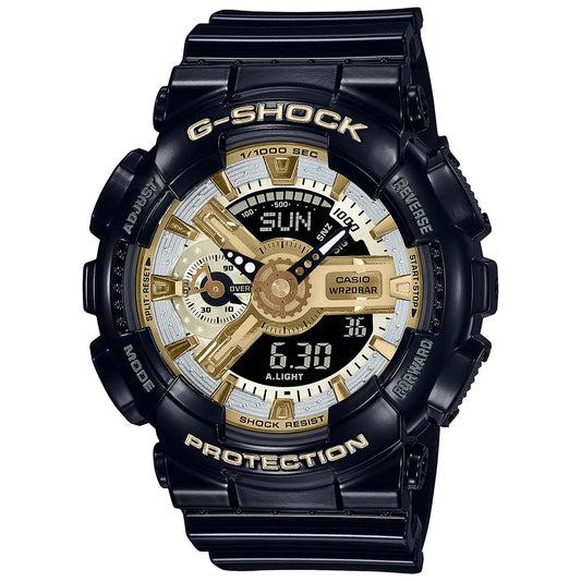 Casio G-SHOCK GMA-S110GB-1ADR - G1286 Black Combination Women's Watch CASIO