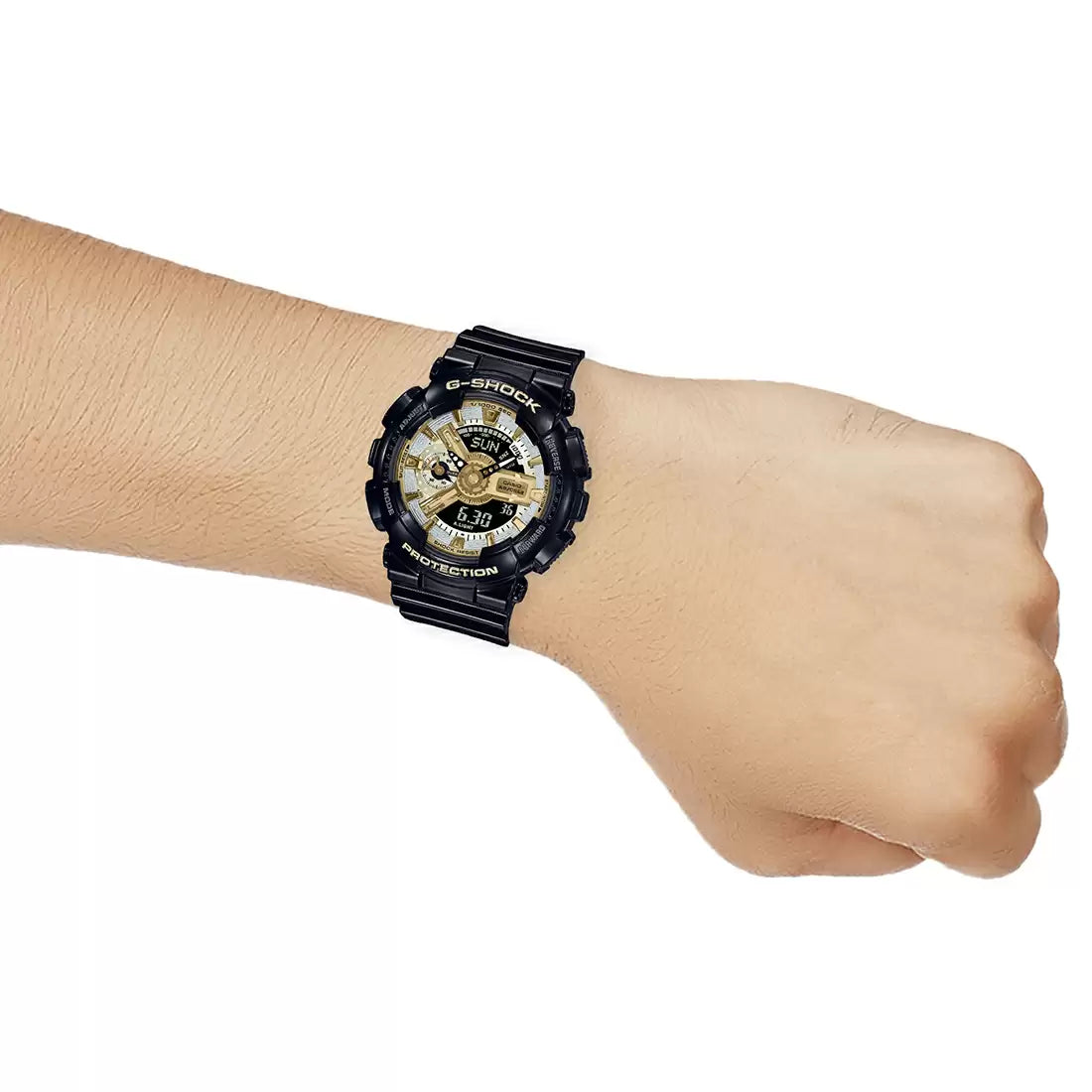 Casio G-SHOCK GMA-S110GB-1ADR - G1286 Black Combination Women's Watch CASIO