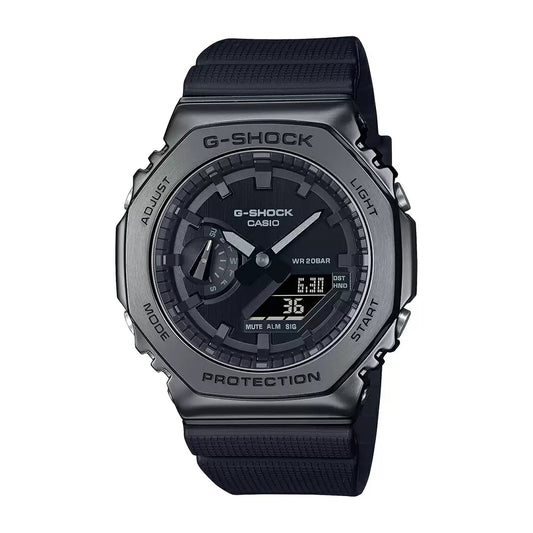 Casio G-SHOCK GM-2100BB-1ADR - G1371 Black IP Men's Watch CASIO