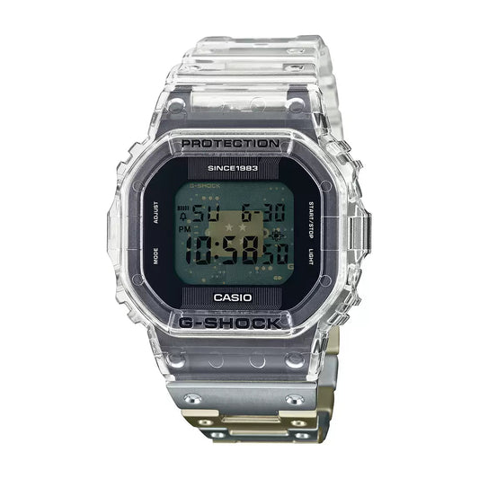 Casio G-SHOCK DWE-5640RX-7DR - G1440 CLEAR REMIX 40th Anniversary Men's Watch CASIO