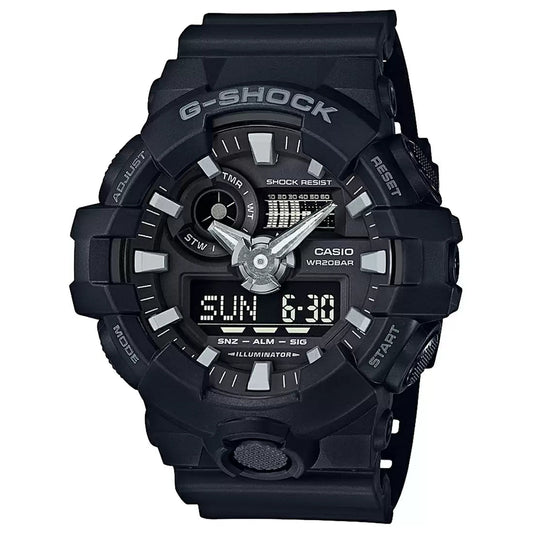 Casio G-SHOCK GA-700-1BDR - G715 Black Analog-Digital - Men's Watch CASIO